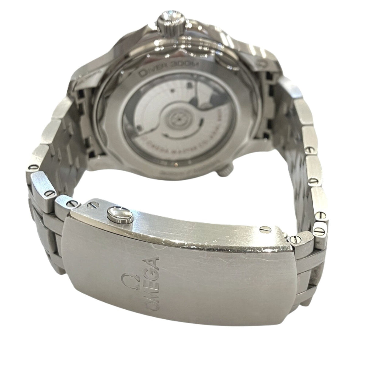 Pre-Owned Omega Seamaster Diver 300 wristwatch, total weight 176g, stainless steel, automatic...