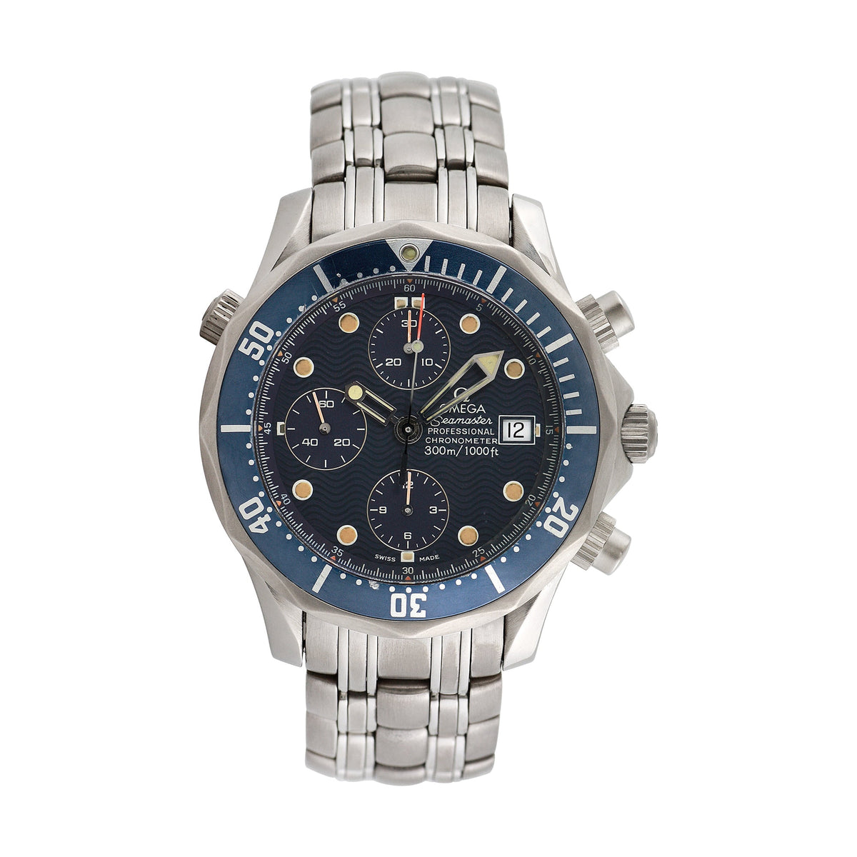 Pre-Owned Omega Men's Seamaster Chrono 42mm Titanium Wristwatch