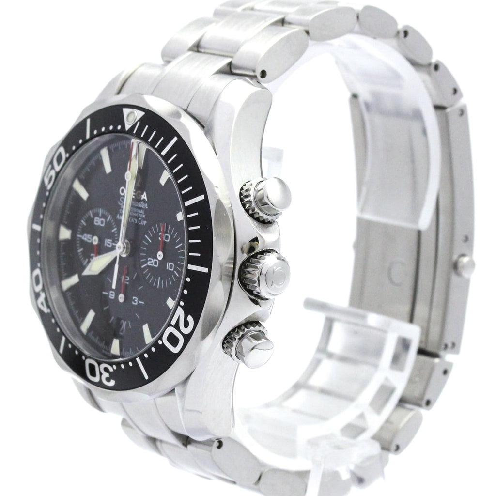 Pre-Owned OMEGA Seamaster Americas cup Chronograph Watch 2594.50 Polished