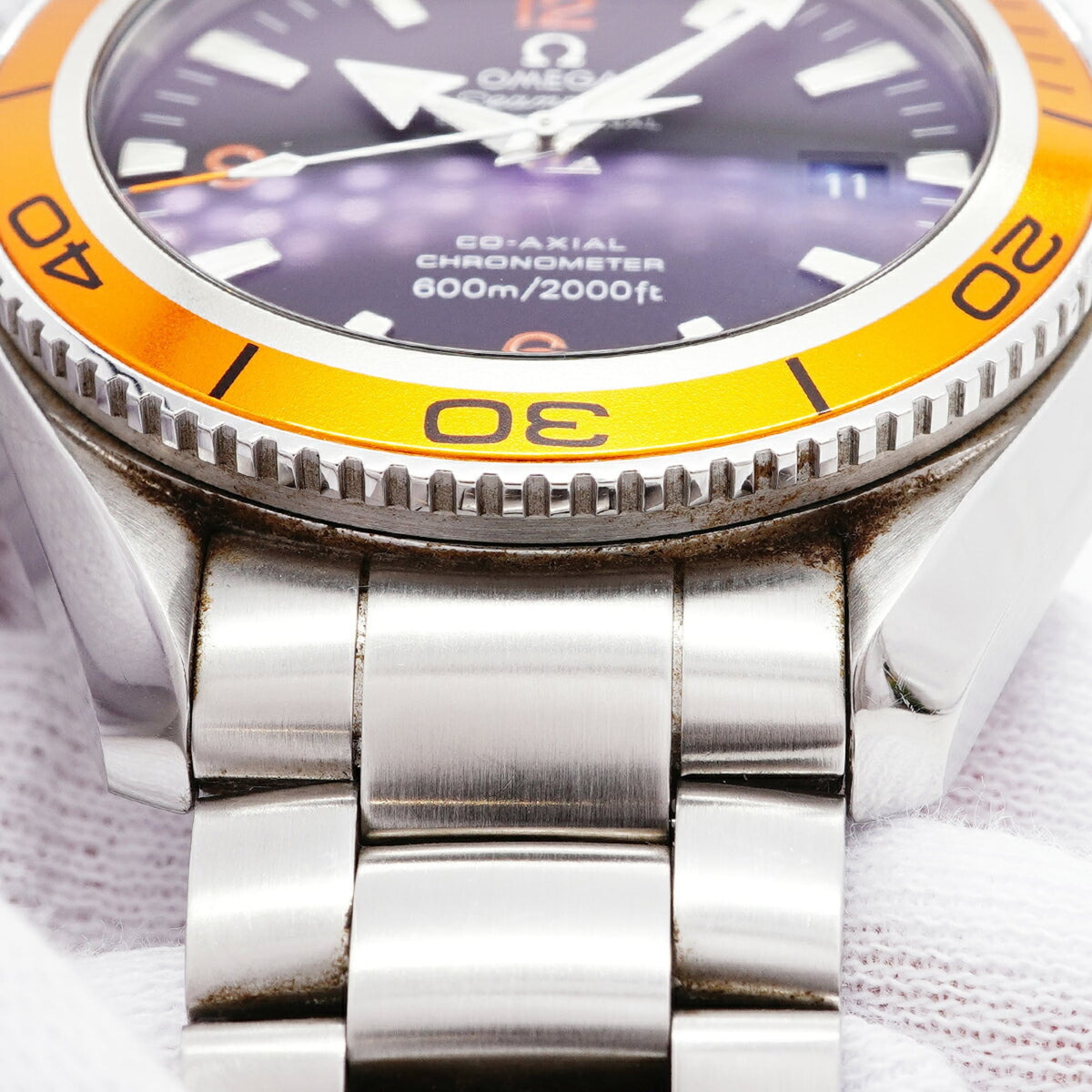 Pre-Owned Omega Seamaster Planet Ocean 2209.50 Black Dial Men's Watch