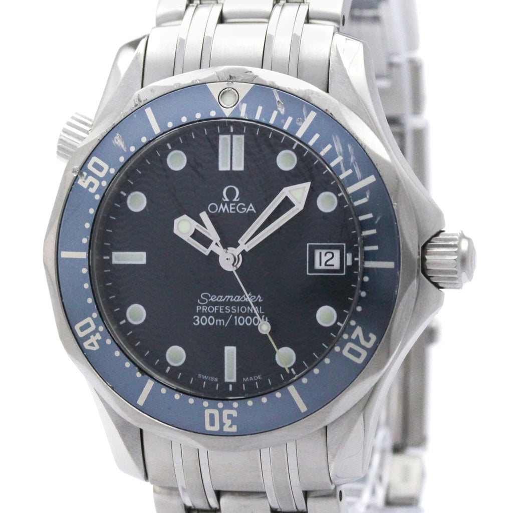 Pre-Owned OMEGA Seamaster Professional 300M Steel Mid Size Watch 2561.80 Polished