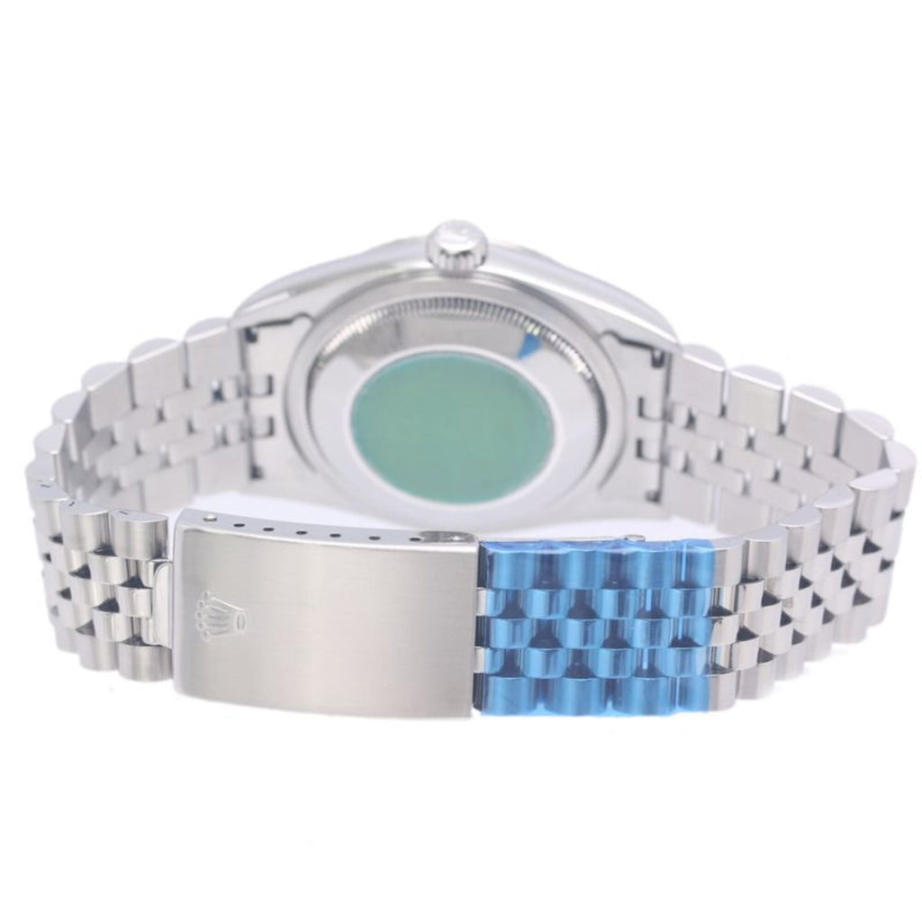 Pre-Owned ROLEX Datejust 10P Diamond 16234G Men's Watch 18K White Gold x Stainless Steel 40300