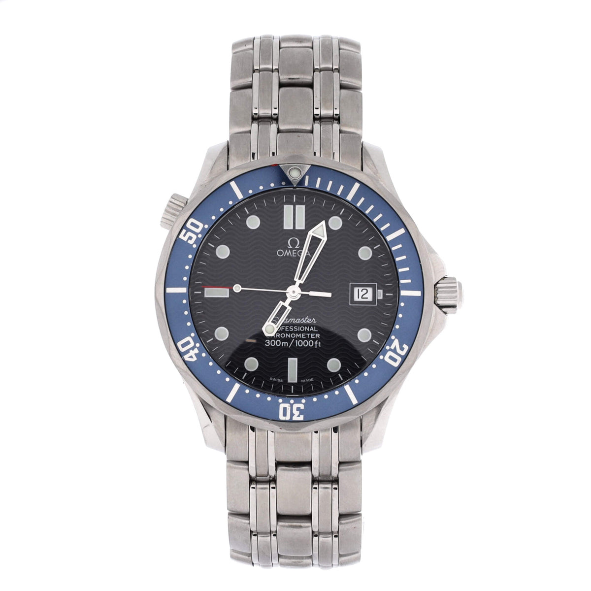 Pre-Owned Seamaster Professional Diver Chronometer 300M Automatic Watch Stainless Steel 41 By Rebag