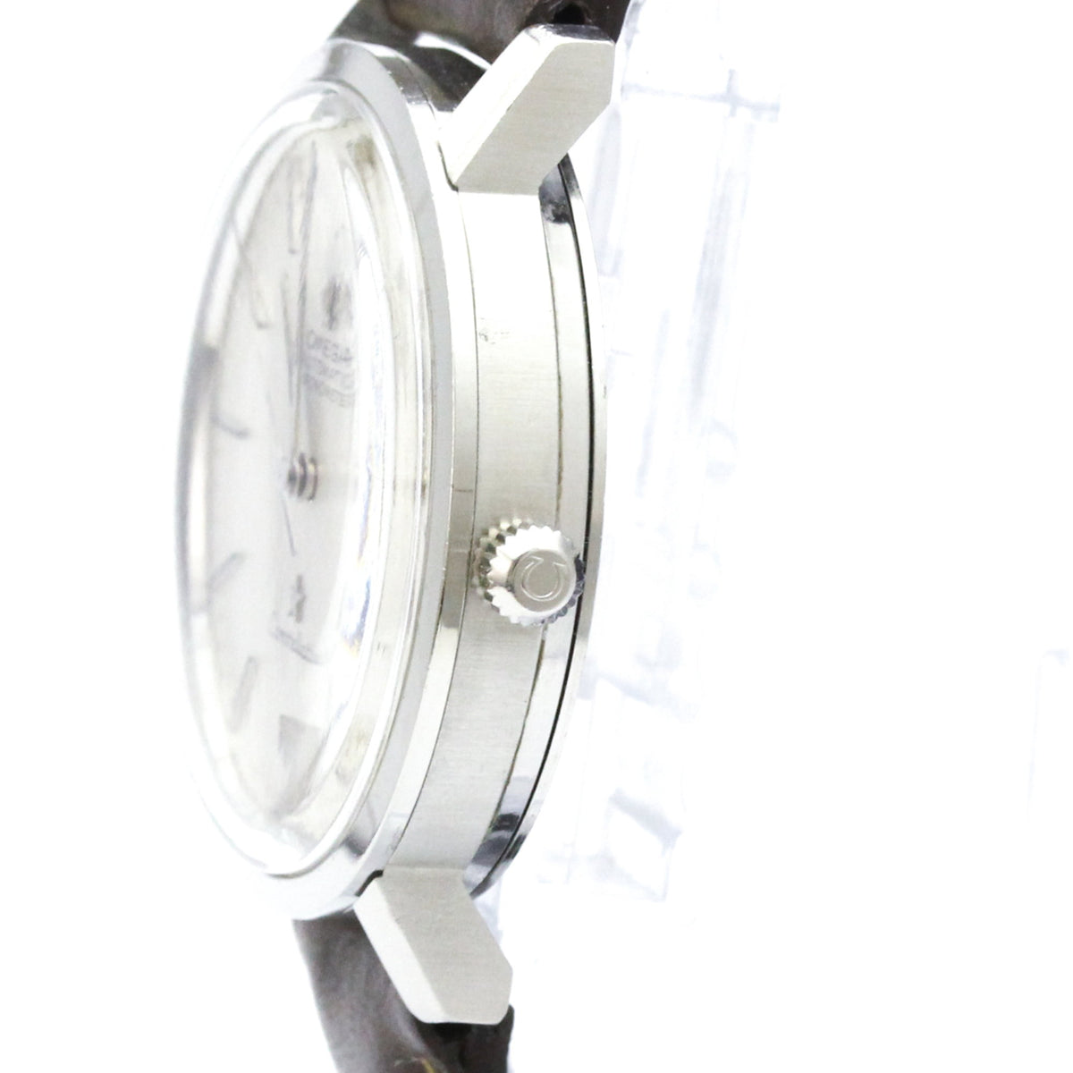 Pre-Owned OMEGA De Ville Cal 1012 Rice Bracelet Steel Automatic Watch 167.754