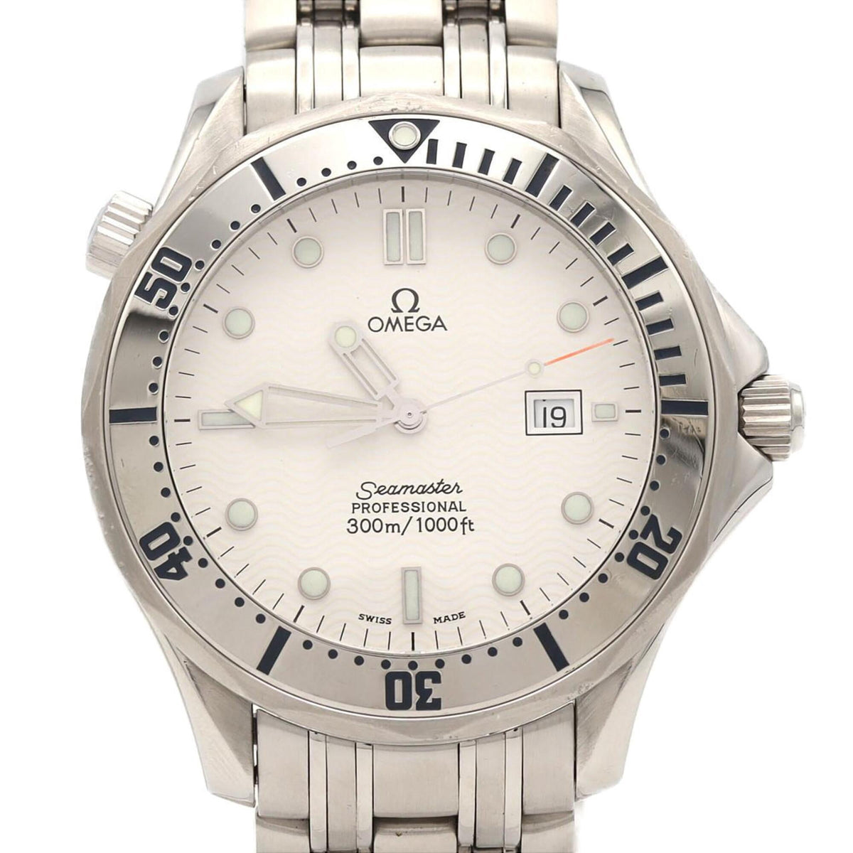 Pre-Owned Omega Seamaster Professional 2542.20 Stainless Steel Quartz Watch