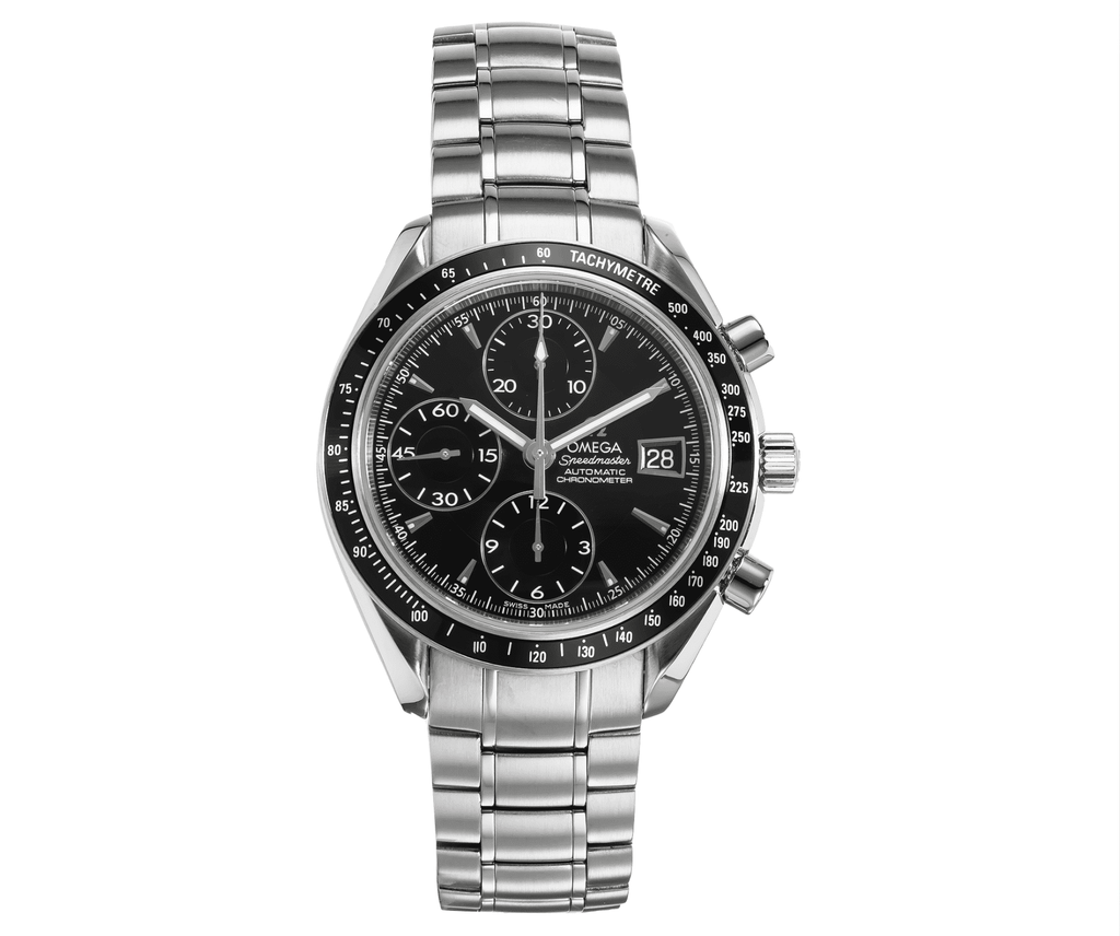Pre-Owned Omega Speedmaster Date 3210.50.00 â€“ 40mm Black Dial with Stainless Steel Bracelet
