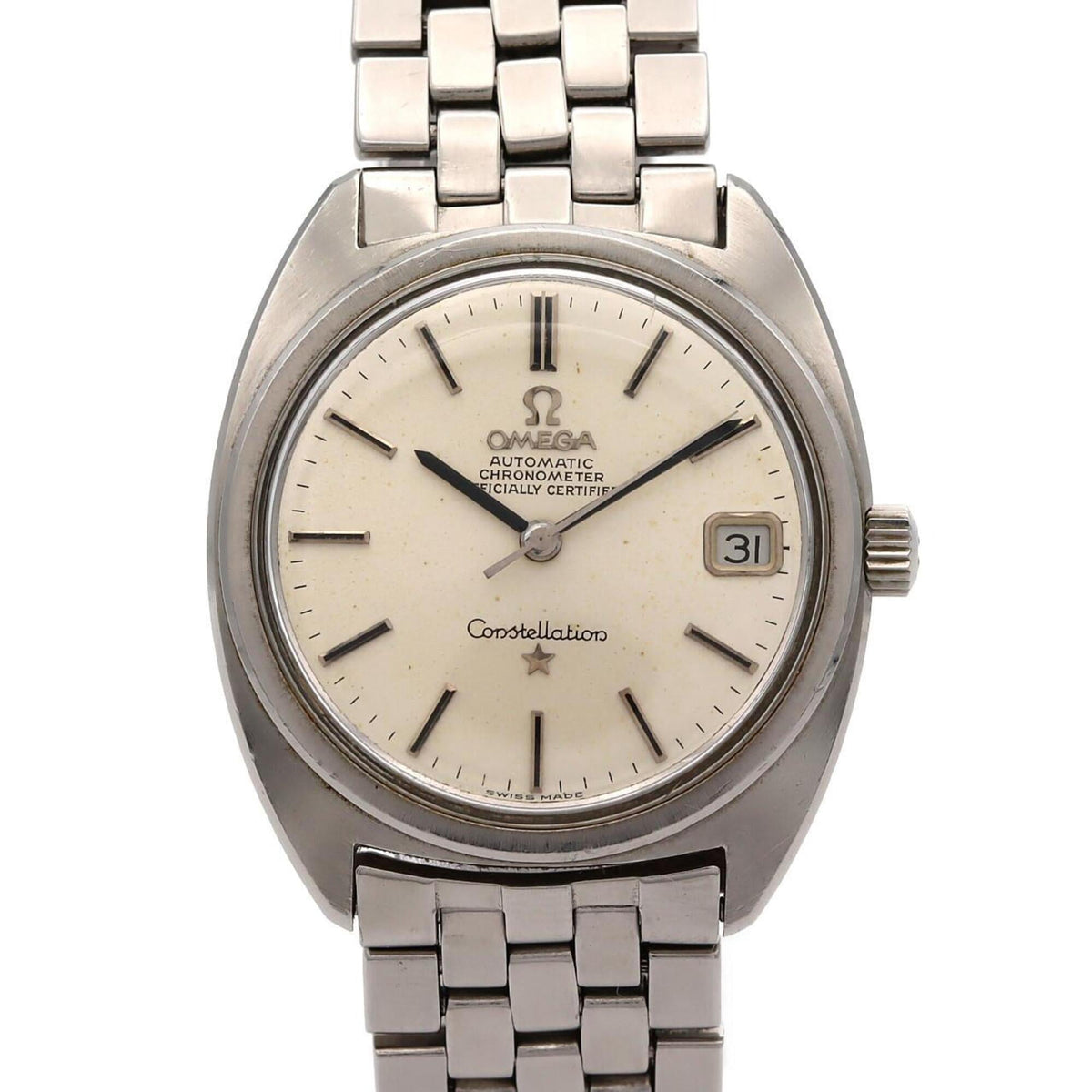 Pre-Owned Omega Constellation Chronometer 168.017 Stainless Steel Automatic Watch