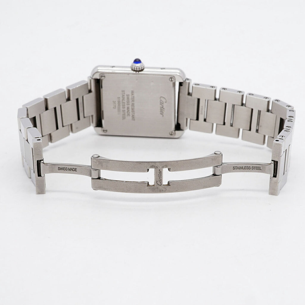 Pre-Owned Cartier Tank Solo SM W5200013 Silver Dial Women's Watch