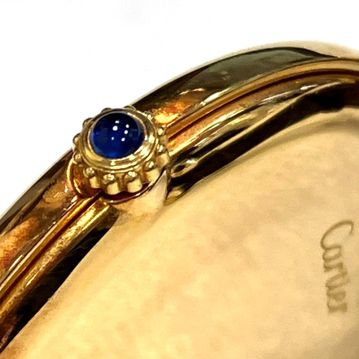 Pre-Owned Cartier Vendome Louis LM Watch, Total Weight 25g, 18K Gold Leather Strap, Quartz...