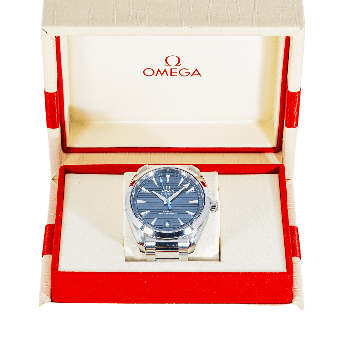 Pre-Owned Omega Seamaster Aqua Terra 150M 41mm Blue Dial Stainless Steel Bracelet Watch