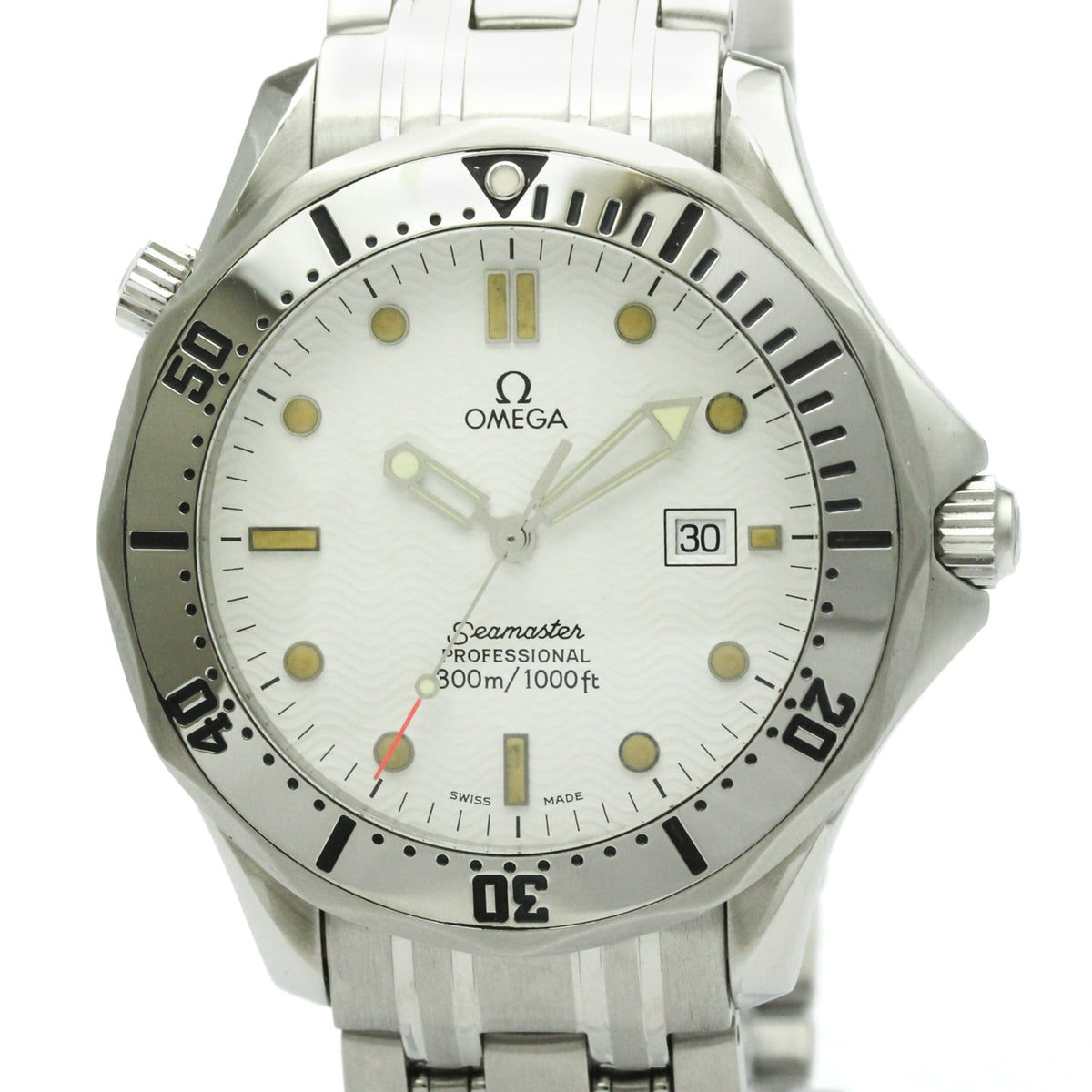 Pre-Owned OMEGA Seamaster Professional 300M Quartz Mens Watch 2542.20 Polished