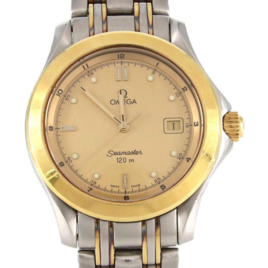 Pre-Owned Omega Seamaster 120 Two-Tone 2311.10 SSxYG Quartz Watch