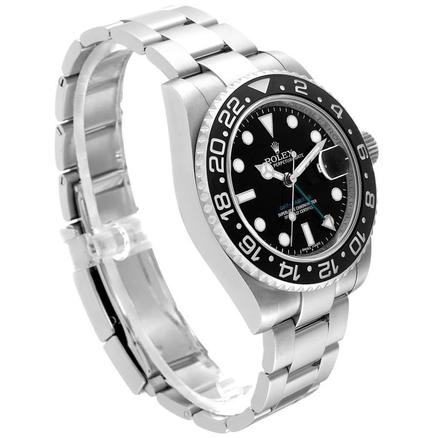 Pre-Owned Rolex Oyster Perpetual Date GMT Master II 116710LN 40MM Stainless Steel With Ceramic Bezel