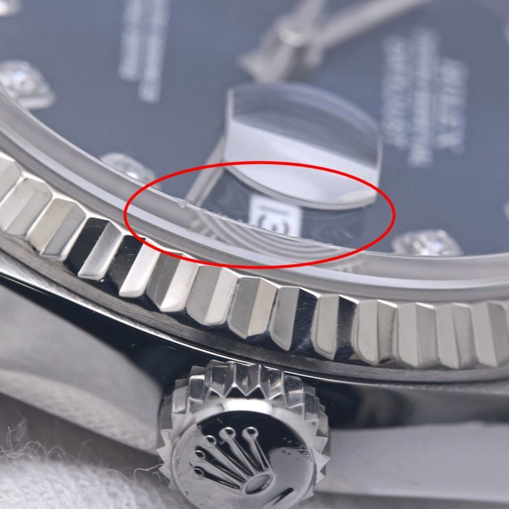 Pre-Owned ROLEX Datejust 10P Diamond 16234G Men's Watch 18K White Gold x Stainless Steel 40300