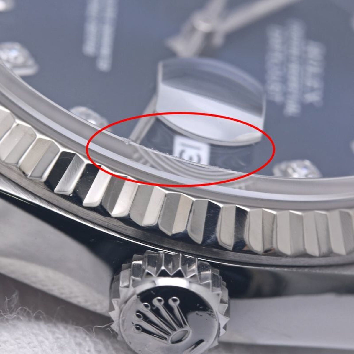 Pre-Owned ROLEX Datejust 10P Diamond 16234G Men's Watch 18K White Gold x Stainless Steel 40300