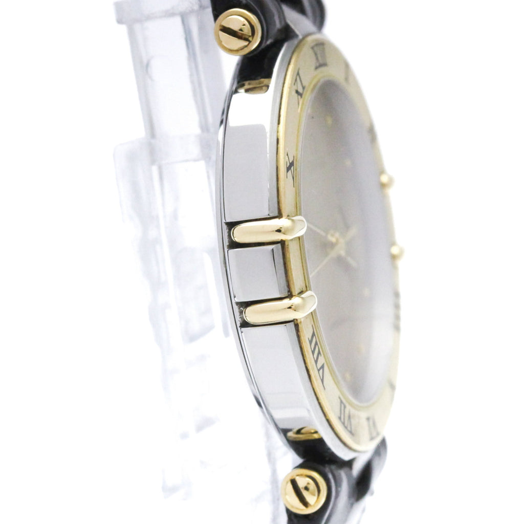Pre-Owned OMEGA Constellation Day date 18K Gold Quartz Watch 196.1070 Polished