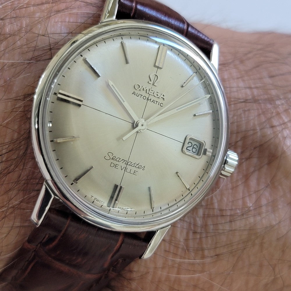 Pre-Owned Omega Seamaster DeVille 166.020 35mm Mens 1960s Vintage Automatic w Date RA722B