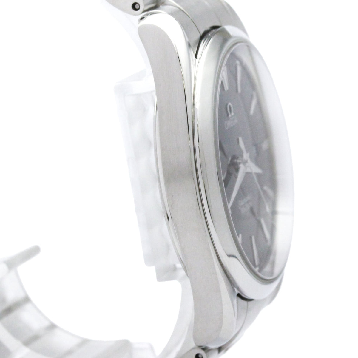 Pre-Owned OMEGA Seamaster Aqua Terra Steel Quartz Mens Watch 2517.50 Polished