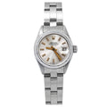 Pre-Owned Rolex Lady-Datejust 6917 26mm White Dial Stainless Steel Oyster Bracelet Watch