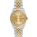 Pre-Owned Rolex Midsize Datejust 31mm Yellow gold and Stainless steel Jubilee Wristwatch