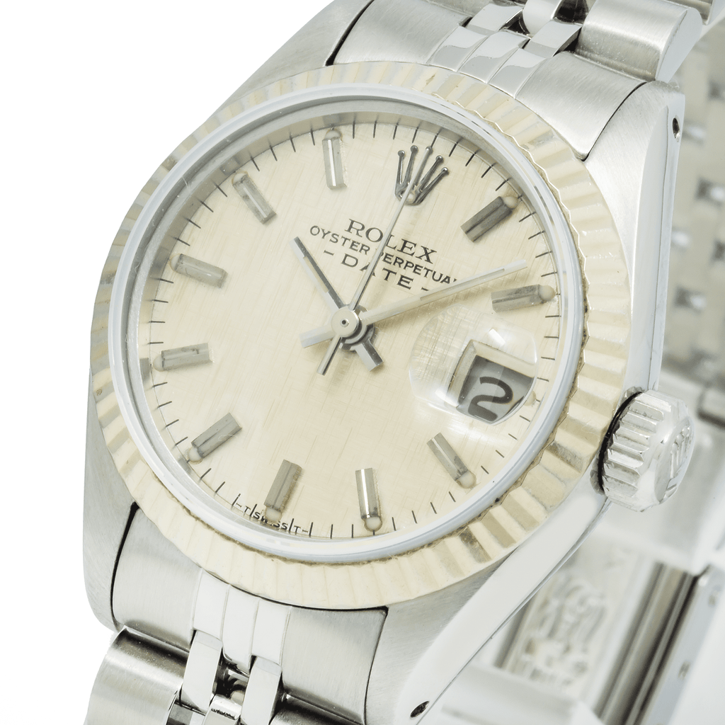 Pre-Owned Vintage Rolex Ladies Date 26mm 6917 with Stainless Steel Jubilee Bracelet