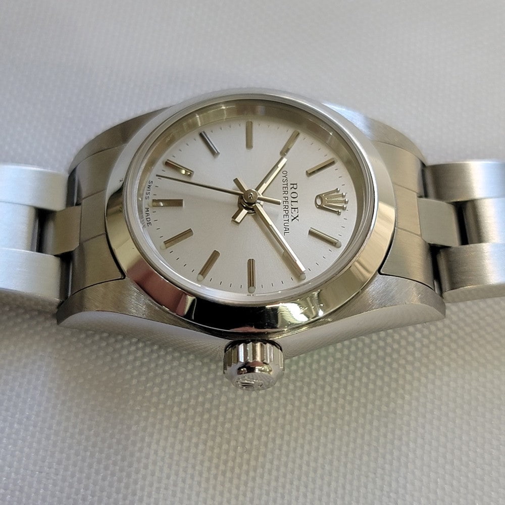 Pre-Owned Rolex Oyster perpetual Ref 76080 SS Ladies Automatic 26mm circa 2000s RA734