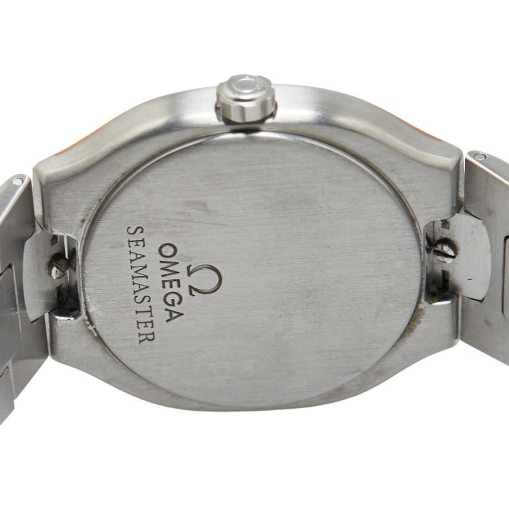 Pre-Owned OMEGA Seamaster Polaris Watch Quartz Grey Dial Stainless Steel Men's (Good)