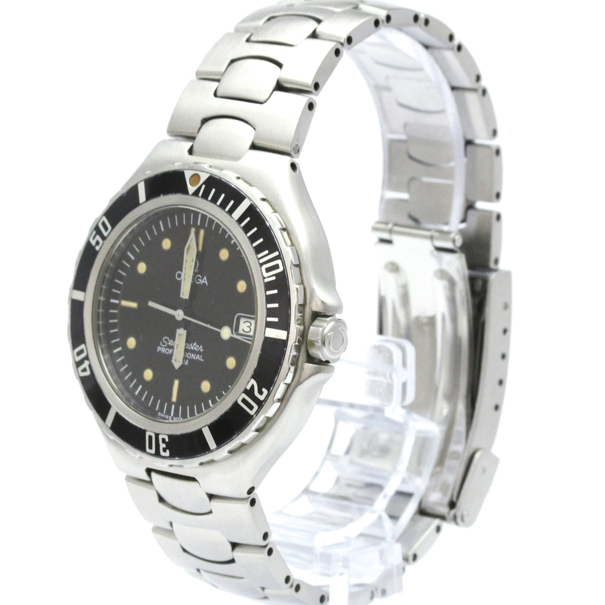 Pre-Owned OMEGA Seamaster Professional 18K Gold Steel Watch 396.1042