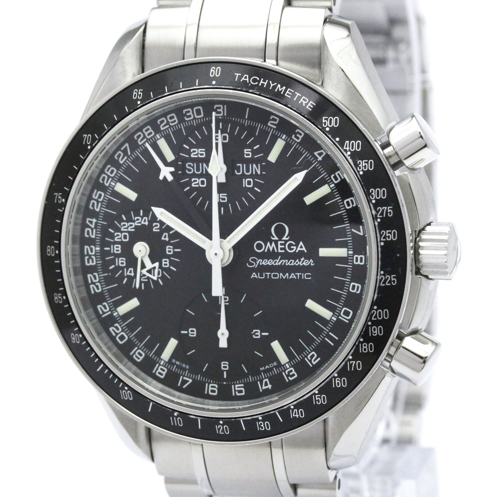 Pre-Owned OMEGA Speedmaster Mark 40 Steel Automatic Mens Watch 3520.50 Polished