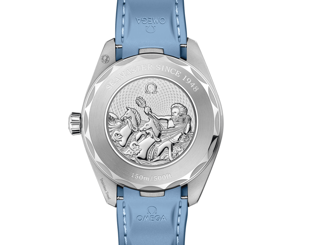 Pre-Owned Omega Seamaster Aqua Terra 150M Coâ€‘Axial Master Chronometer GMT Worldtimer 43mm â€“ Summer Blue