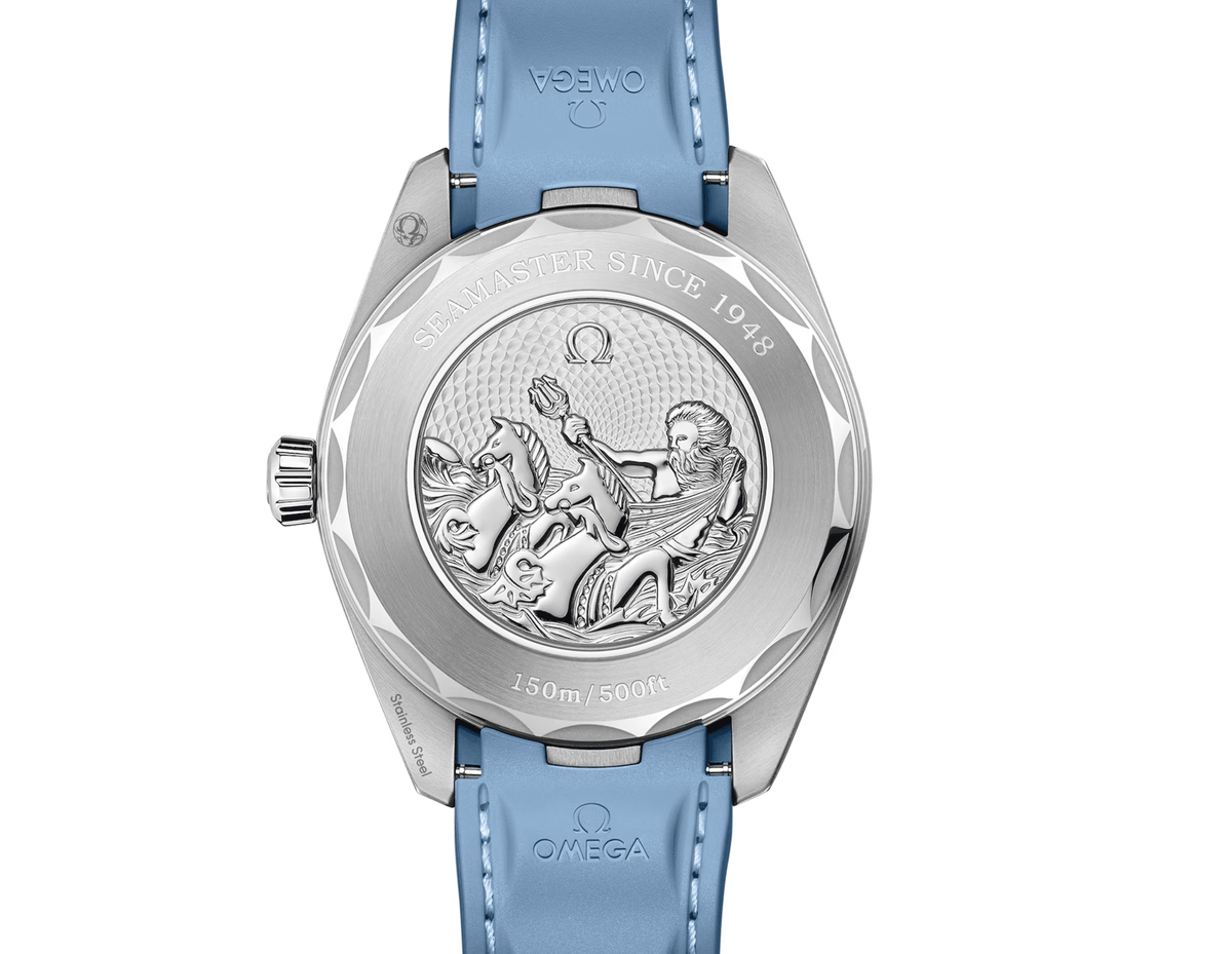 Pre-Owned Omega Seamaster Aqua Terra 150M Coâ€‘Axial Master Chronometer GMT Worldtimer 43mm â€“ Summer Blue