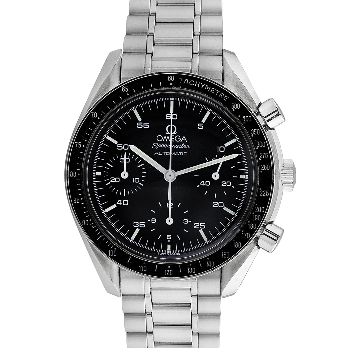 Pre-Owned Omega Men's Speedmaster 39mm Stainless Steel Wristwatch