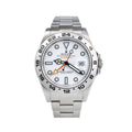 Pre-Owned Rolex Explorer II 42MM 216570 Polar White Dial Stainless Steel Bezel Stainless Steel Oyster Bracelet