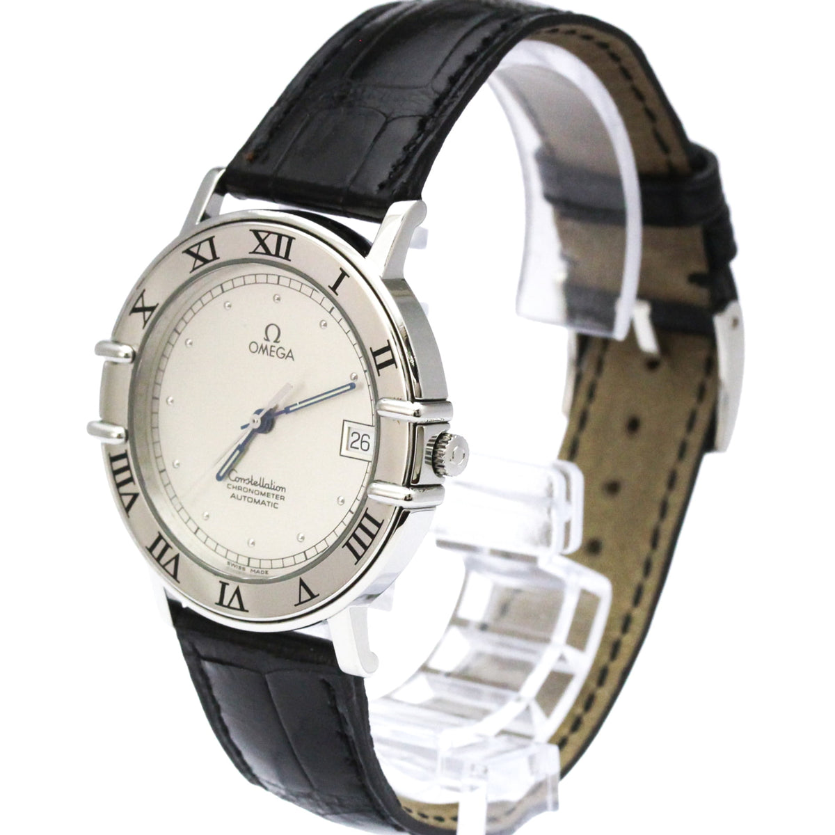 Pre-Owned OMEGA Constellation Automatic Sapphire Back Watch 368.1075 Polished