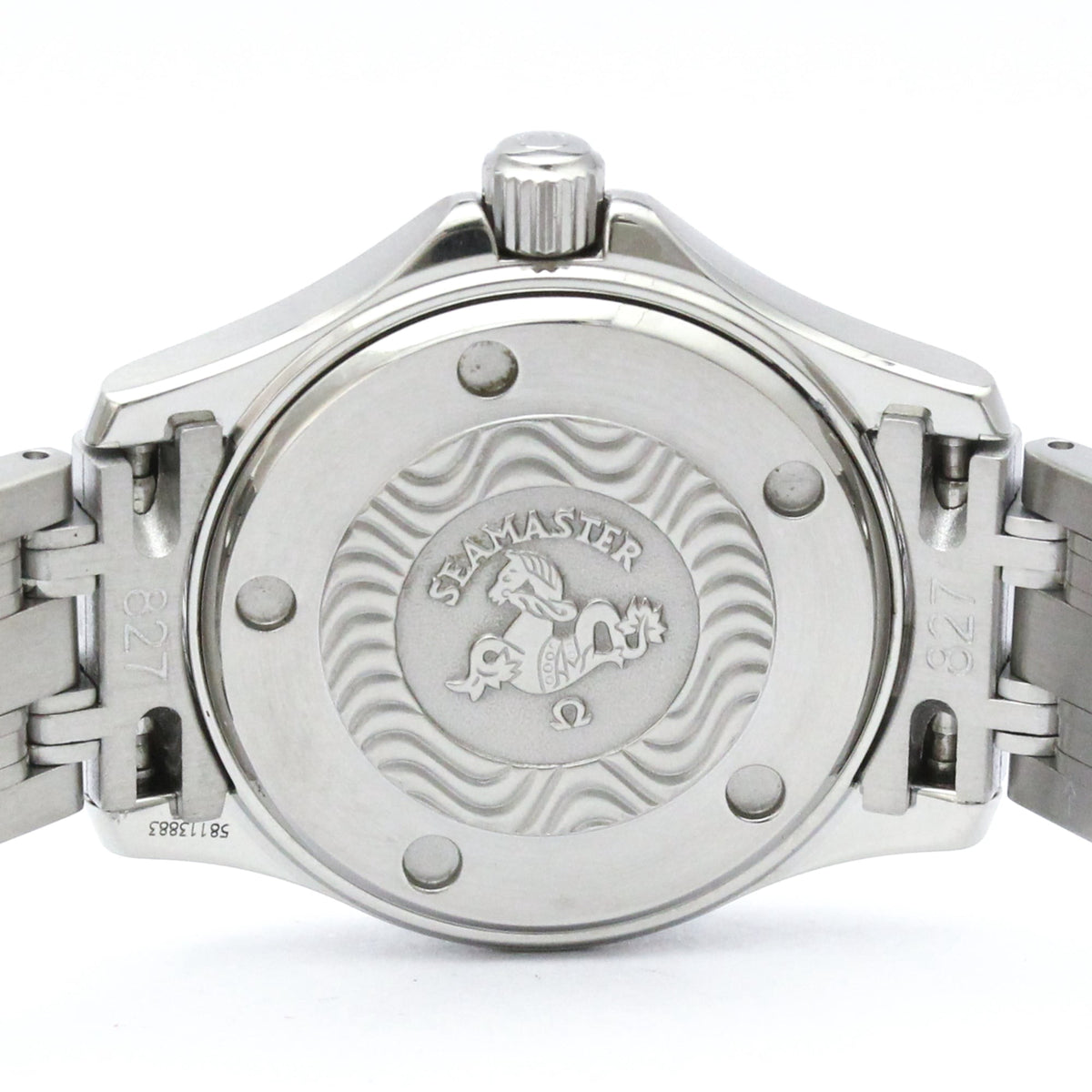 Pre-Owned OMEGA Seamaster 120M Steel Quartz Ladies Watch 2581.83 Polished