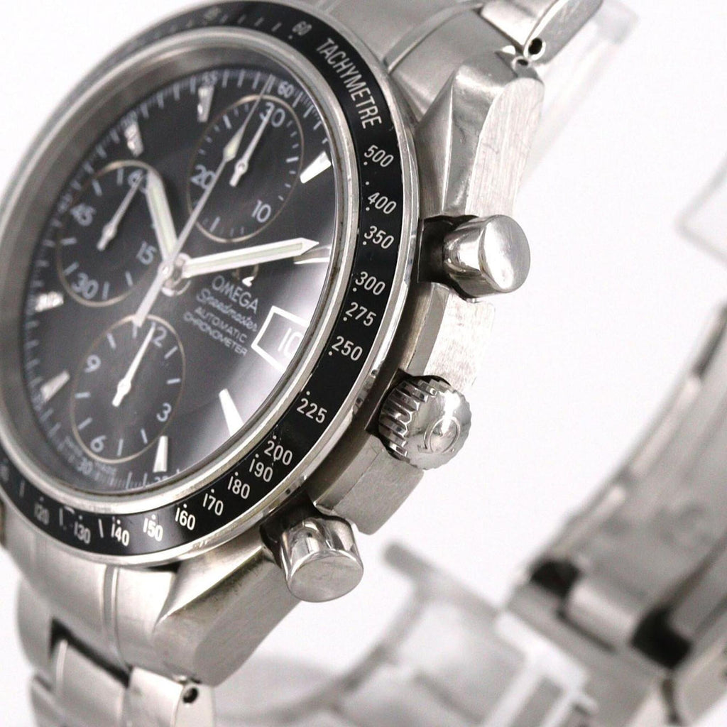 Pre-Owned Omega Speedmaster Date 3210.50 Stainless Steel Automatic Watch