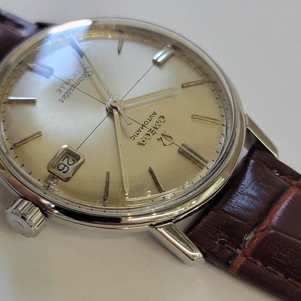 Pre-Owned Omega Seamaster DeVille 166.020 35mm Mens 1960s Vintage Automatic w Date RA722B
