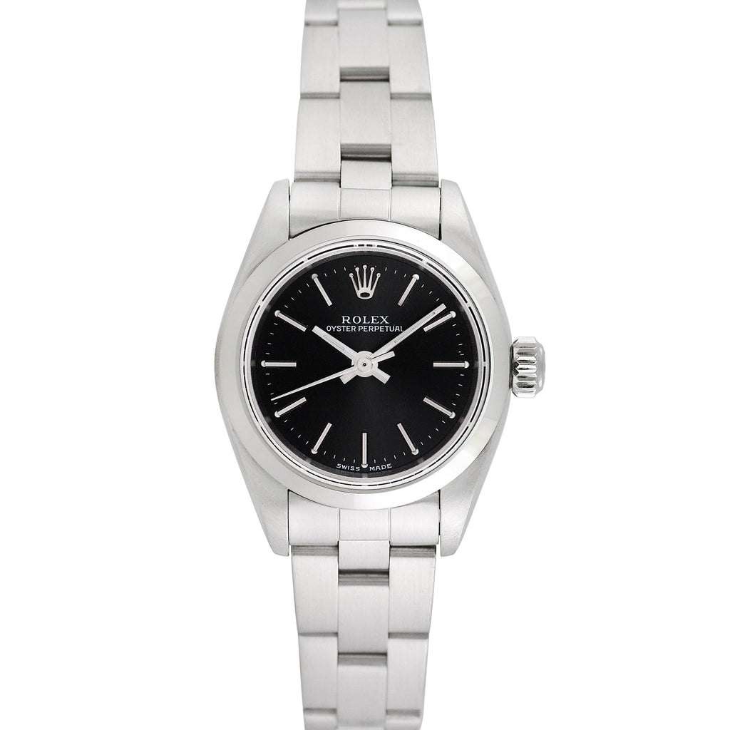 Pre-Owned Rolex Women's Oyster Perpetual 25mm Stainless Steel Oyster Wristwatch