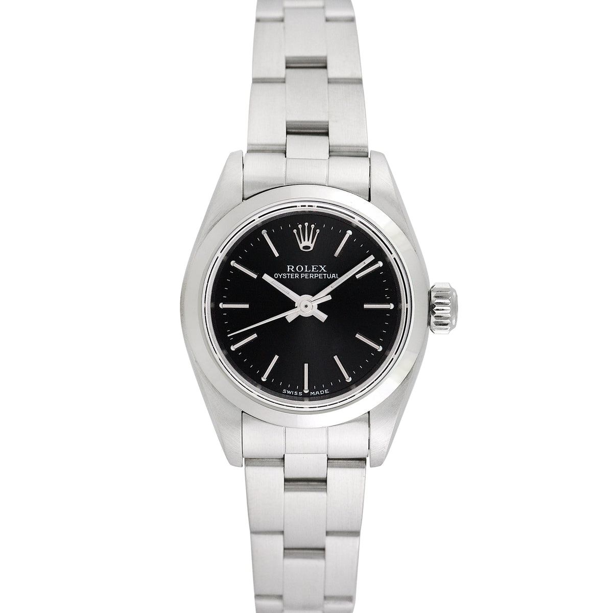 Pre-Owned Rolex Women's Oyster Perpetual 25mm Stainless Steel Oyster Wristwatch