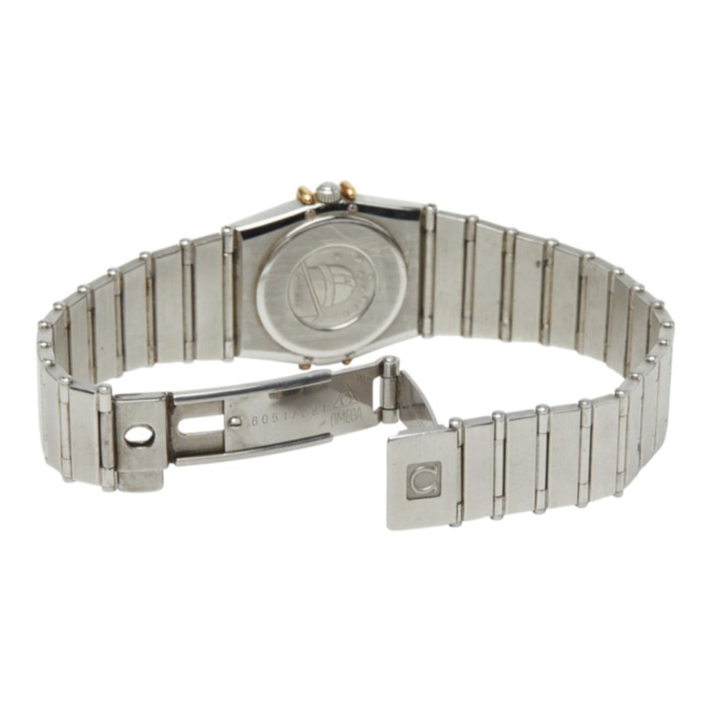 Pre-Owned Omega Constellation Quartz Watch, Gold Dial, Stainless Steel, Yellow Gold, Ladies'...
