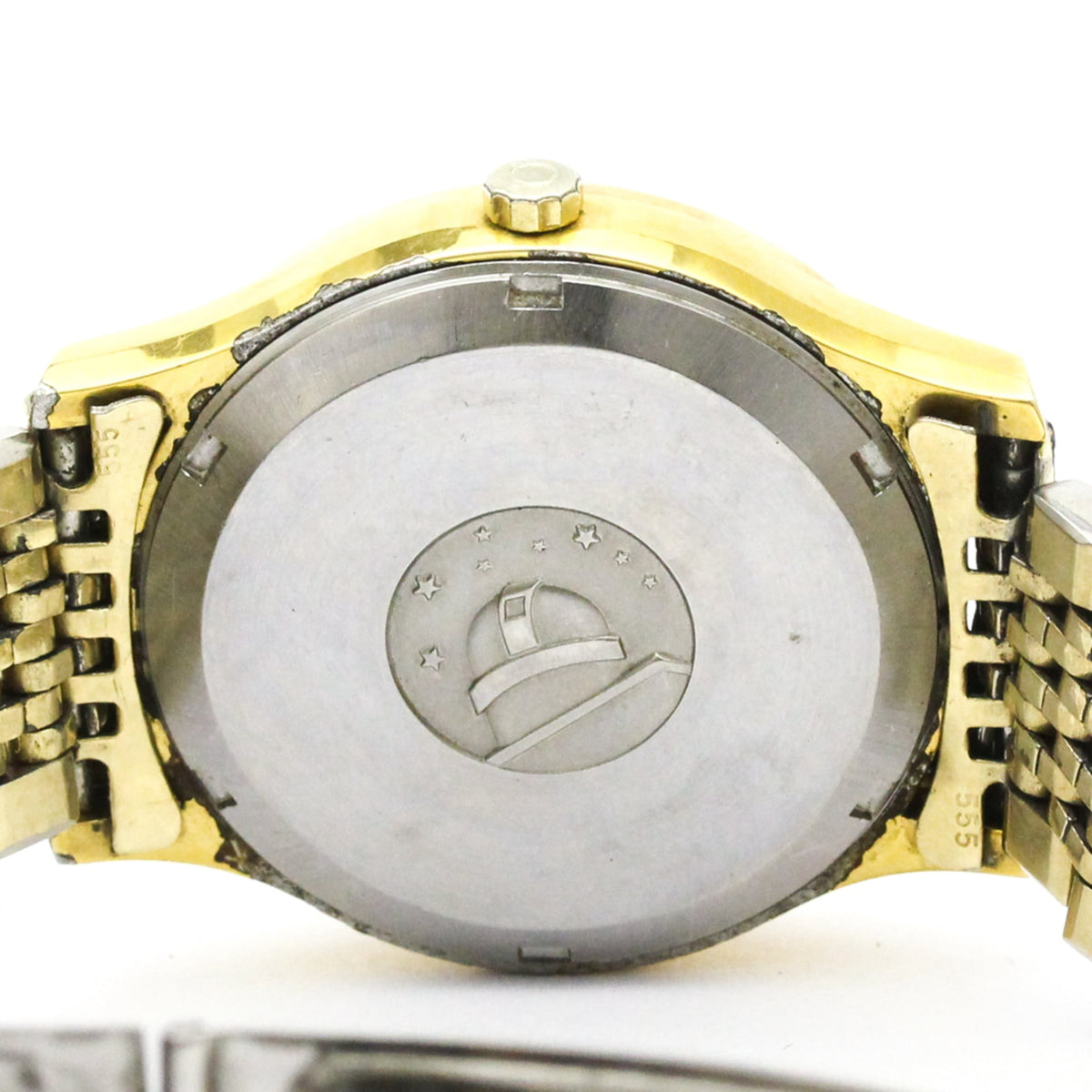 Pre-Owned OMEGA Constellation Electronic f300Hz Gold Plated Quartz Watch 198.0003