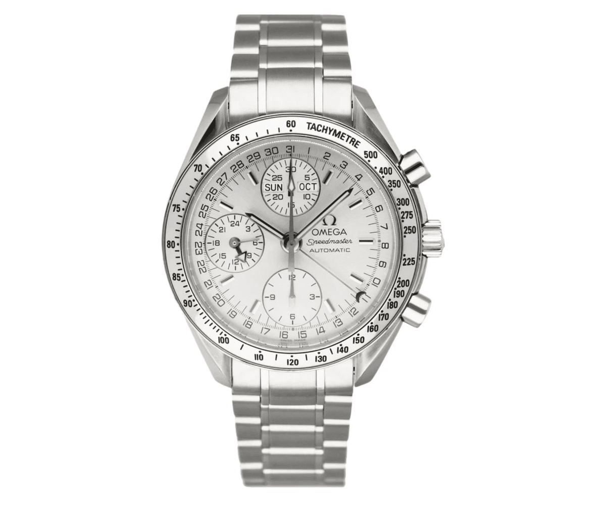 Pre-Owned Omega Speedmaster 3523.30.00 â€“ 39mm Silver Dial with Stainless Steel Bracelet