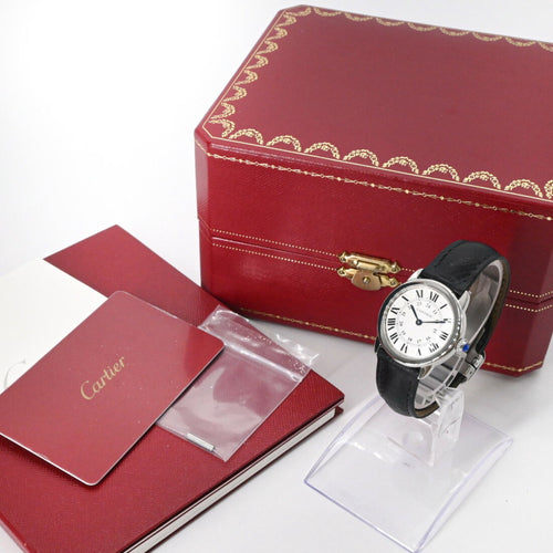 Pre-Owned Cartier Ronde Solo SM Quartz Women's Watch WSRN0019