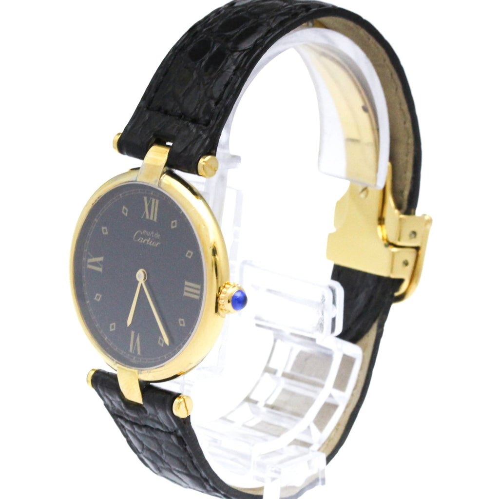 Pre-Owned CARTIER Must Vendome Gold Plated Quartz Ladies Watch 590003