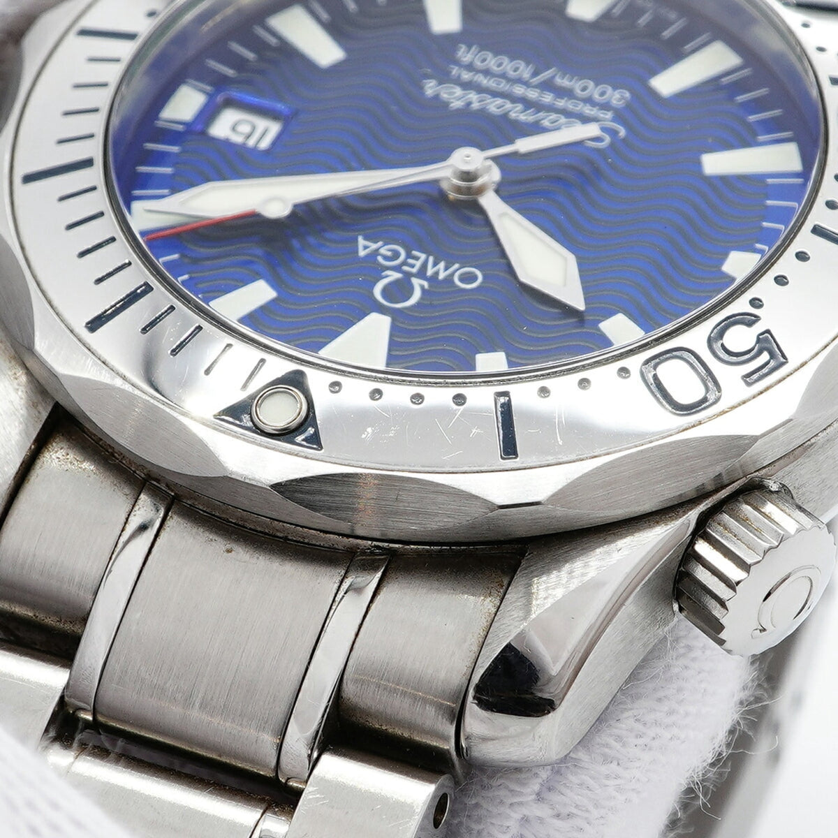 Pre-Owned Omega Seamaster Professional 2263.80 Blue Dial Men's Watch