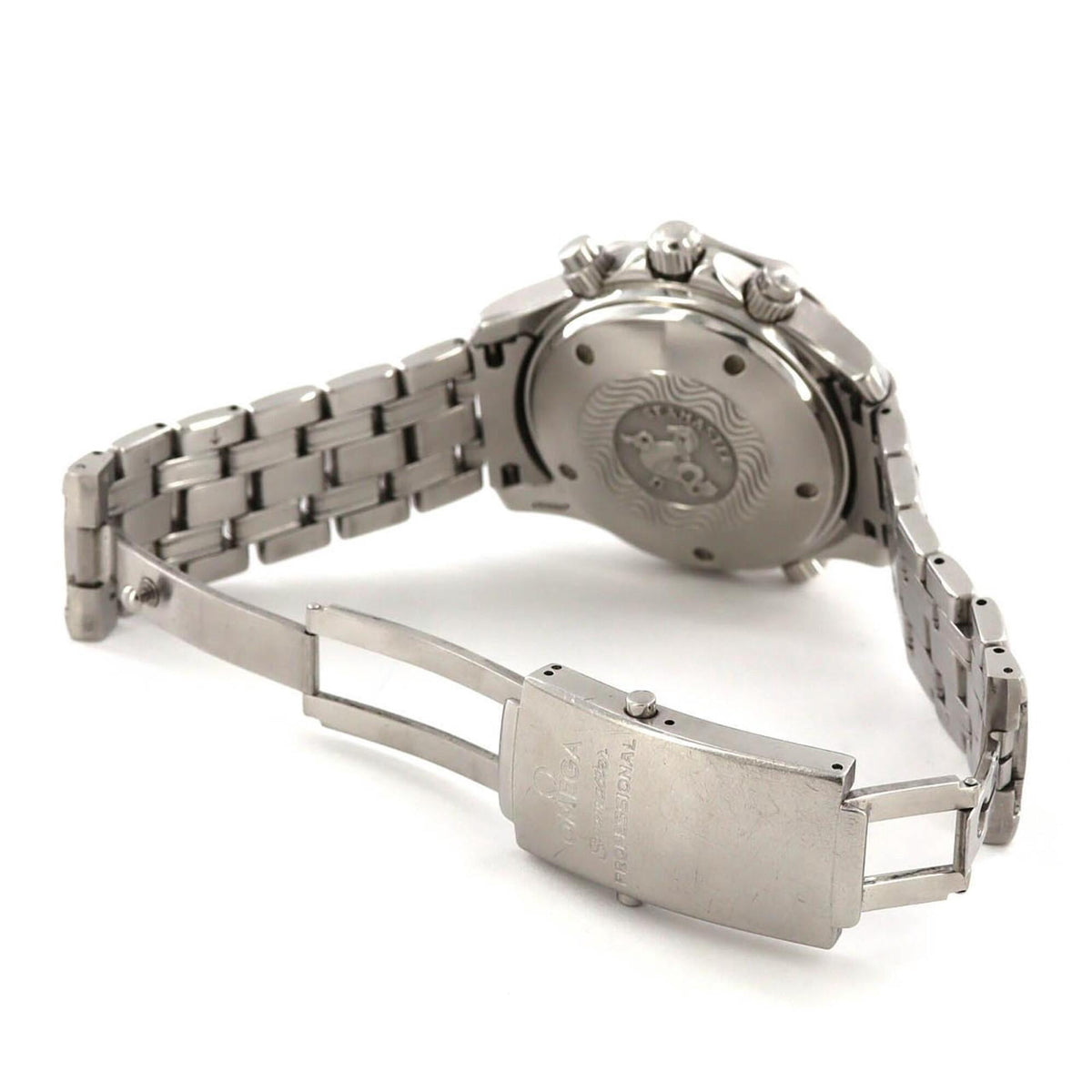 Pre-Owned Omega Seamaster Pro Chronograph 2598.80 Stainless Steel Automatic Watch