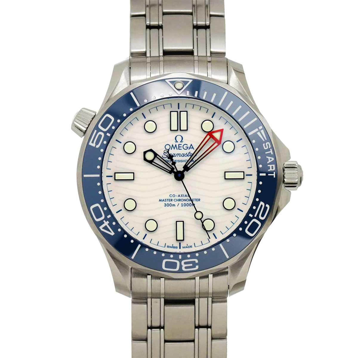 Pre-Owned Omega Seamaster Diver 300 Co-Axial 210 32 42 20 04 002 Men's Watch Date Automatic...