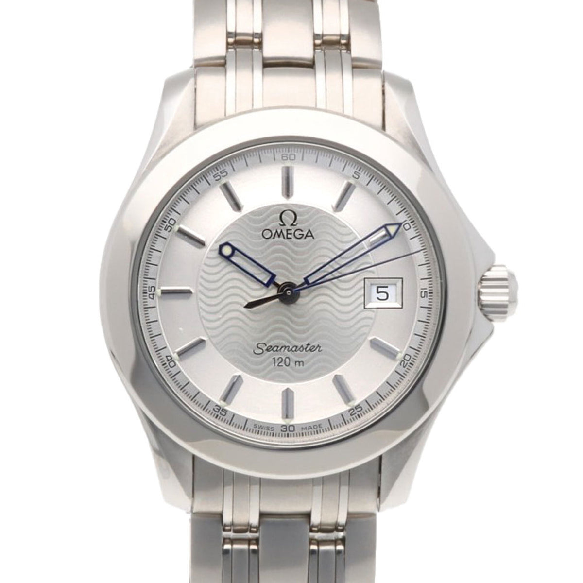 Pre-Owned Omega Seamaster Watch, Stainless Steel, Quartz, 25113100, 58051XXX, Men's, Used, 120M