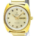 Pre-Owned OMEGA Seamaster Day Date Cal 752 Gold Plated Automatic Watch 166.064 Vintage