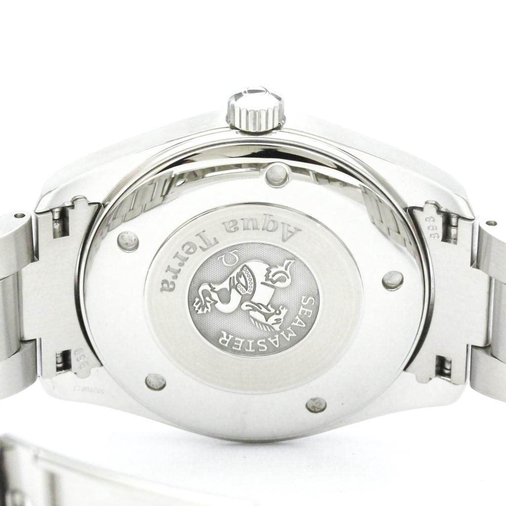 Pre-Owned OMEGA Seamaster Aqua Terra Steel Quartz Mens Watch 2517.50 Polished